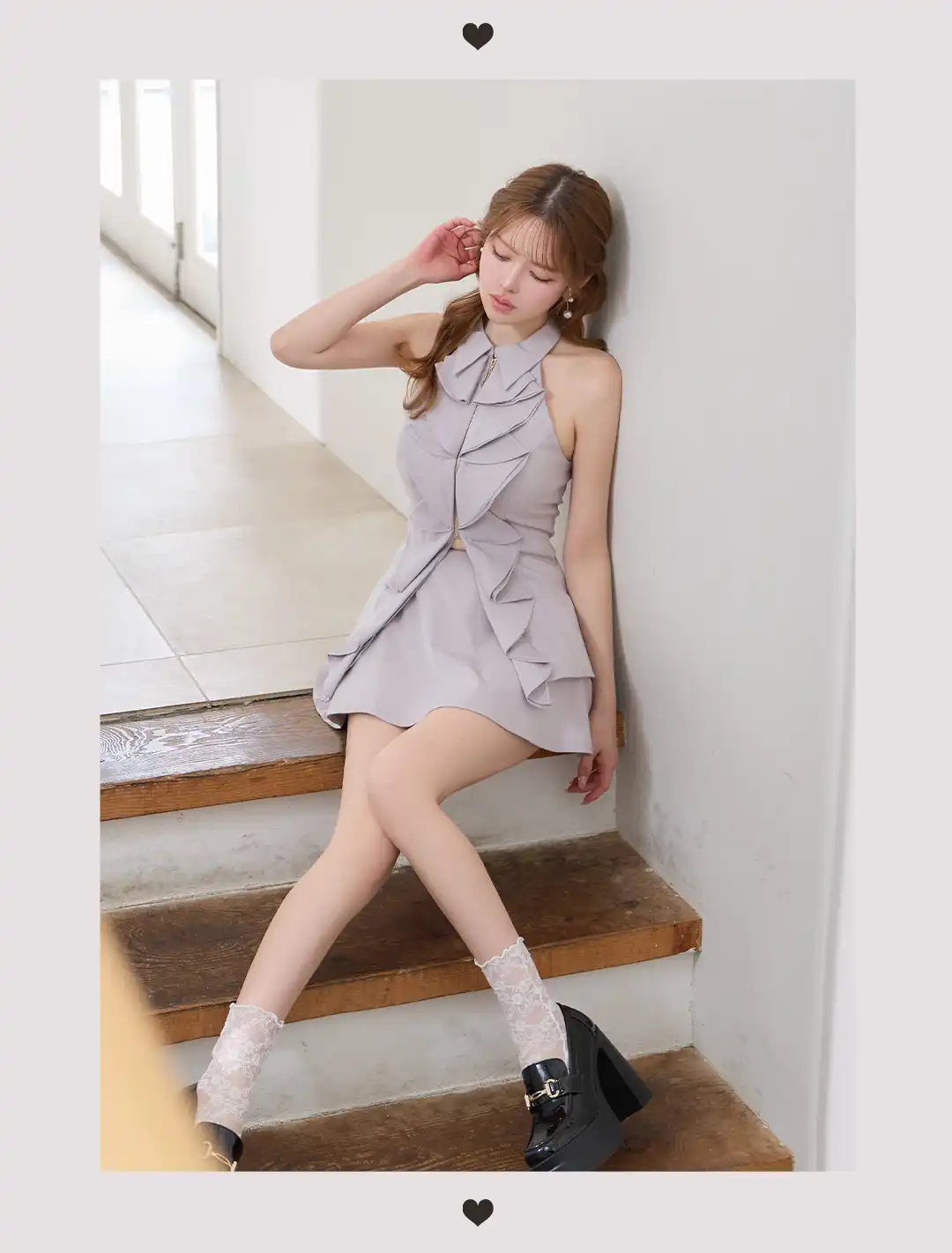 ガーリー / ビジュー / ホワイトドレス 4