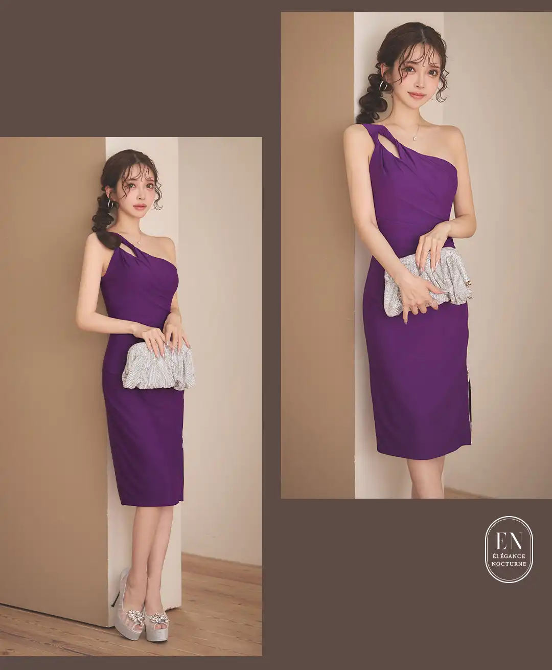 アシメショルダードレス / ワンショルダードレス / ブラックドレス / タイトドレス / キャバドレス ミディ / セクシードレス 黒 / ラウンジドレス / ナイトドレス レディース / 上品セクシードレス / ボディラインドレス / エレガントドレス / ミディドレス タイト / 夜会ドレス / 大人ドレス / アシメドレス 3