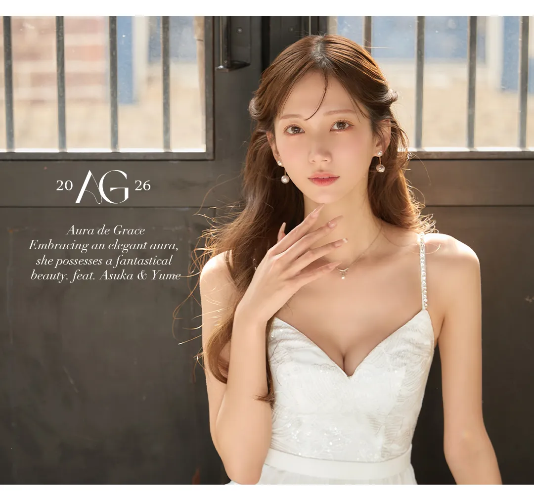 【ANGEL R/エンジェルアール】アッパーフラワーデザイン/ ウエストマーク/ ビジュー/ シフォン/ フレア/ ワンピース/ ミディアムドレス/ キャバドレス long 4