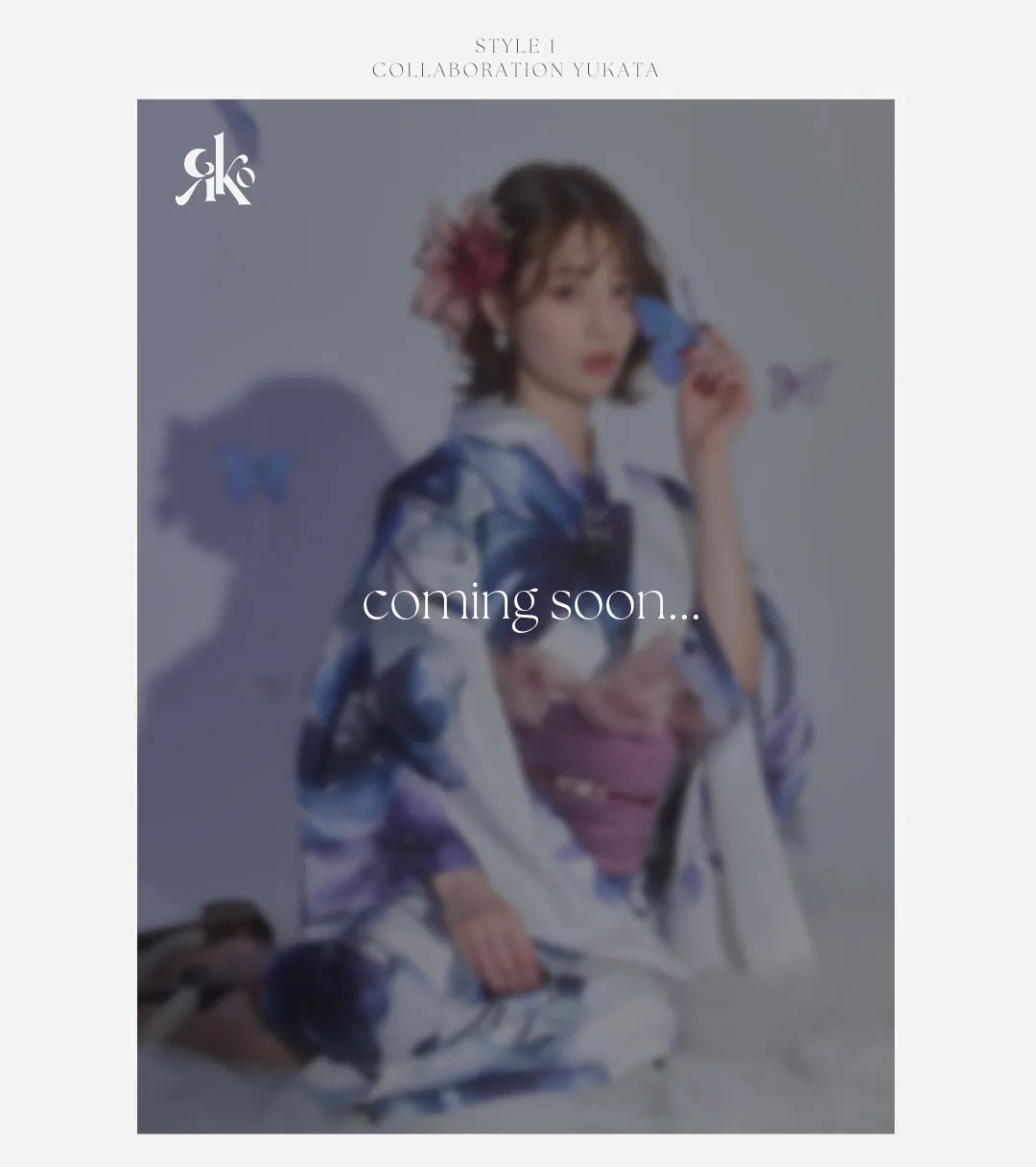 三上悠亜が着るMOCHA FLORAL浴衣-9