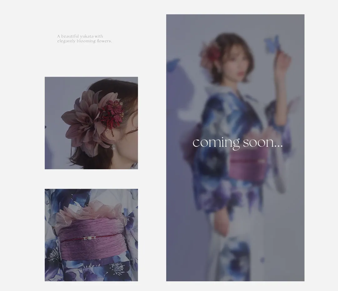 三上悠亜が着るMOCHA FLORAL浴衣-10