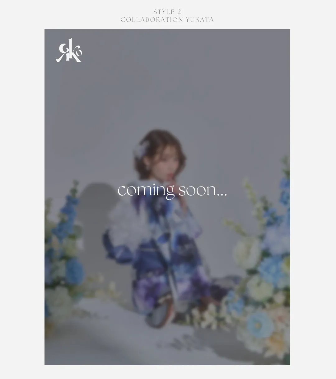 三上悠亜が着るMOCHA FLORAL浴衣-9