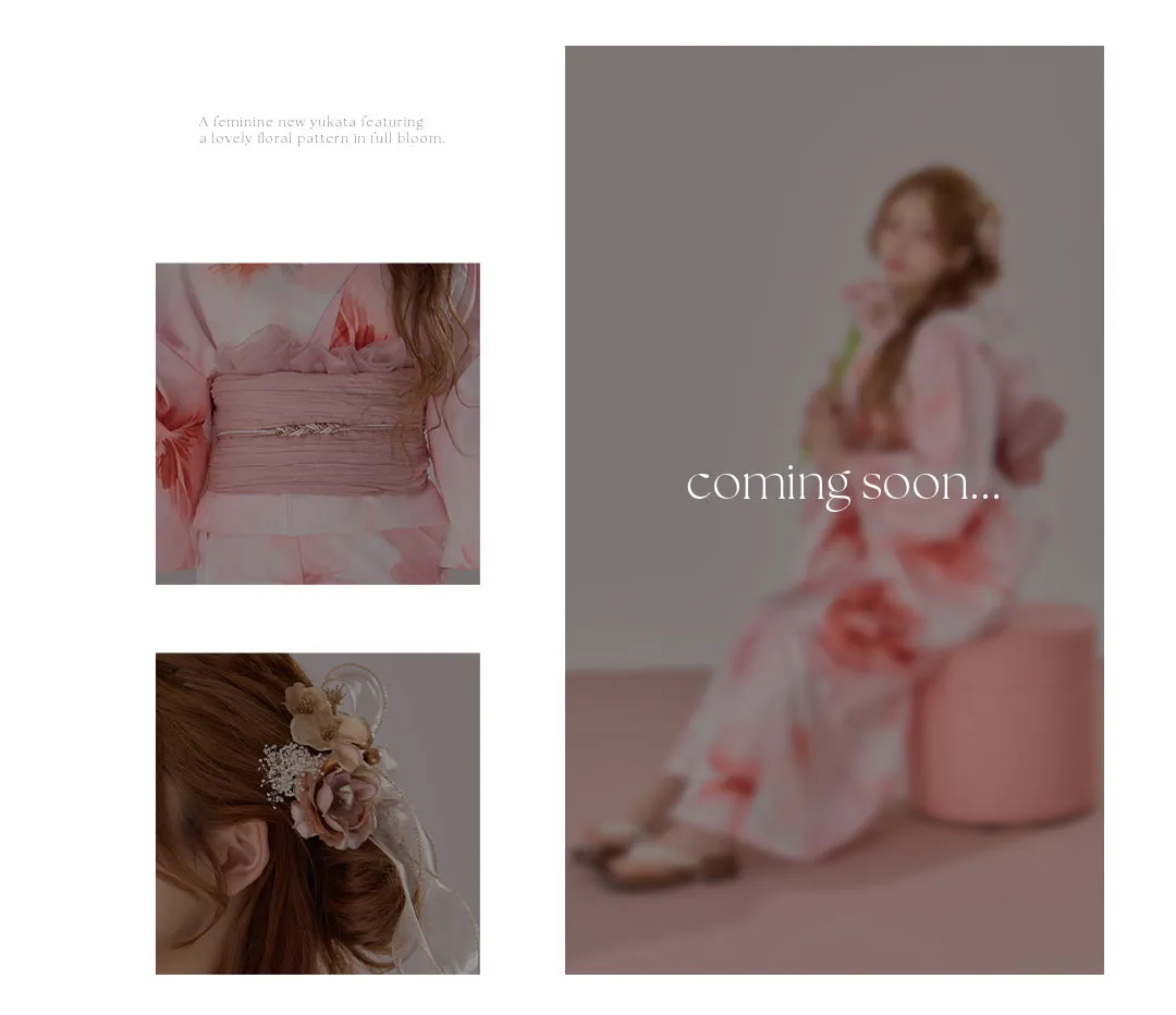 三上悠亜が着るMOCHA FLORAL浴衣-10