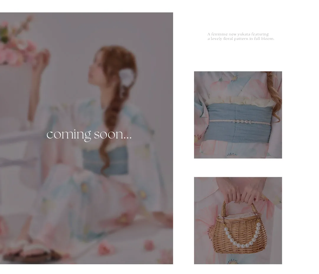 三上悠亜が着るMOCHA FLORAL浴衣-10