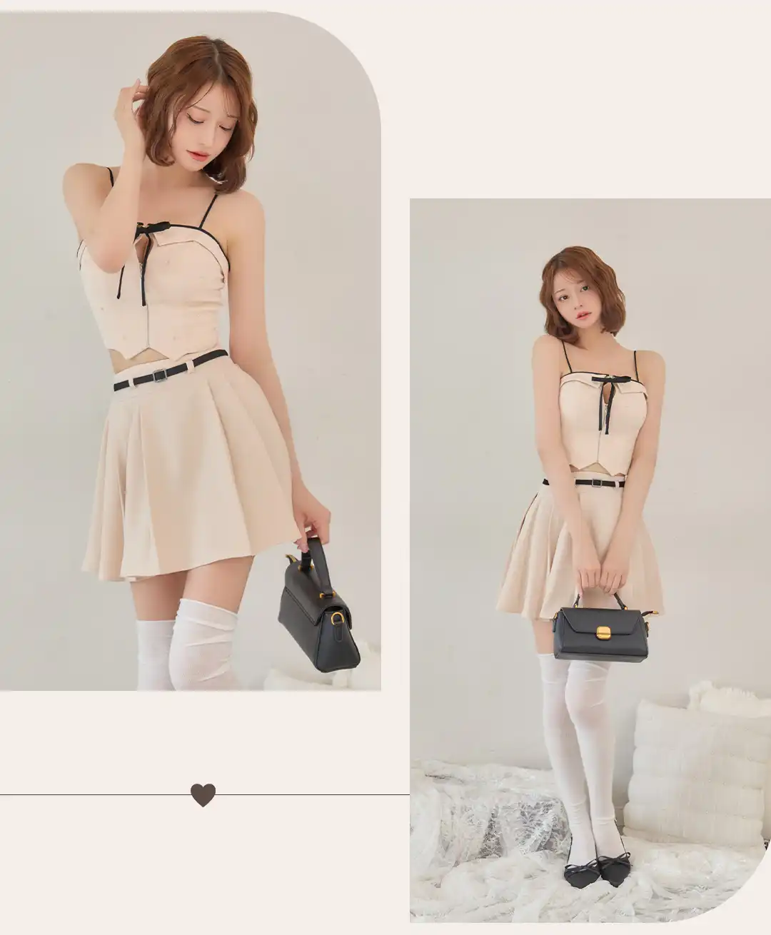 パイピングドレス / フレンチガーリードレス / ミニドレス / キャバドレス ミニ / ベージュドレス / ナイトドレス レディース / 韓国風ドレス / ガーリードレス / フェミニンドレス / 上品可愛いドレス / 大人可愛いドレス / 清楚ドレス / 愛されドレス / シンプルドレス / 柔らかドレス 3