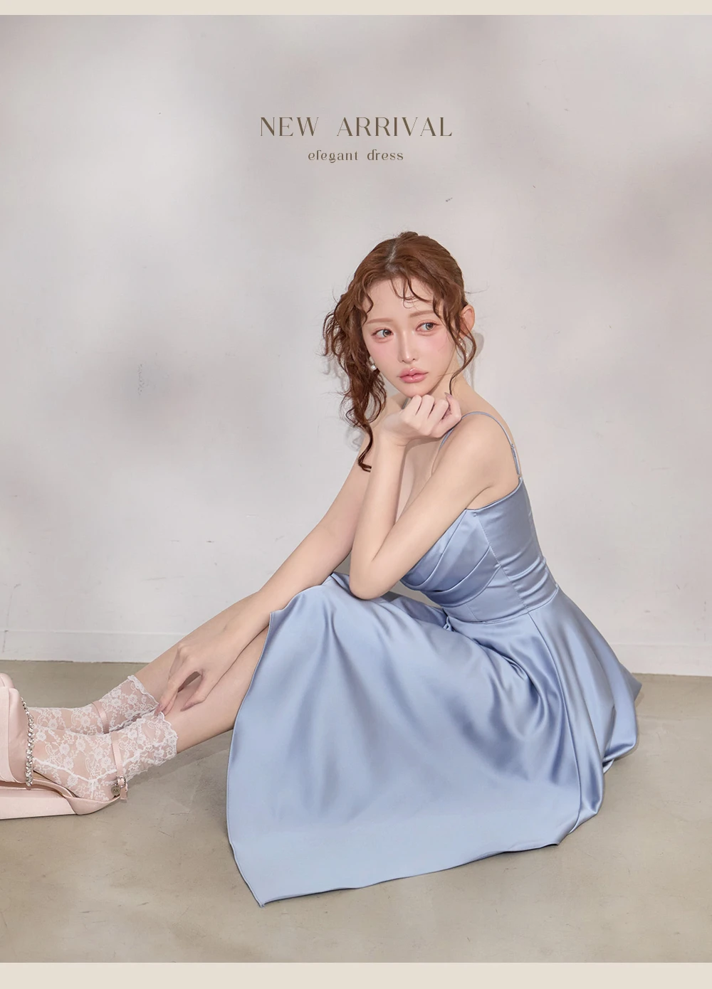 【Glossy/グロッシー】ベア/ リボン/ セットアップ/ フレア/ ミニドレス/ キャバドレス 4