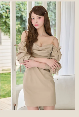 【SETTAN/セッタン】総レース/ フラワー刺繍/ 斜め切替/ フレンチスリーブ/ マキシ丈/ Aライン/ ワンピース/ ロングドレス / キャバドレス long