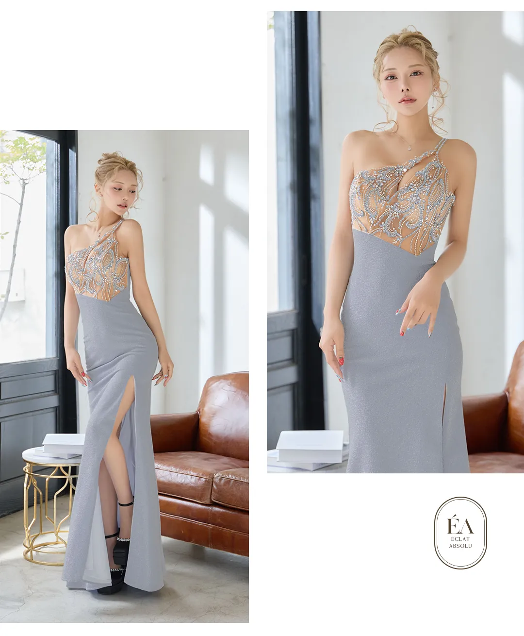 ラメドレス / ビジュードレス / シアードレス / バストカットドレス / ロングドレス / キャバドレス ロング / ナイトドレス レディース / セクシードレス / グラムドレス / 色気ドレス / 美シルエットドレス / 主役ドレス / 韓国ドレス / 高見えドレス / パーティードレス 3