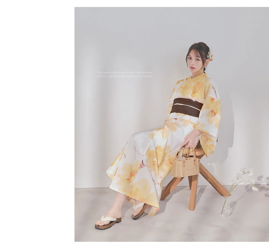 kieが着る、WARM FLOWER浴衣-5