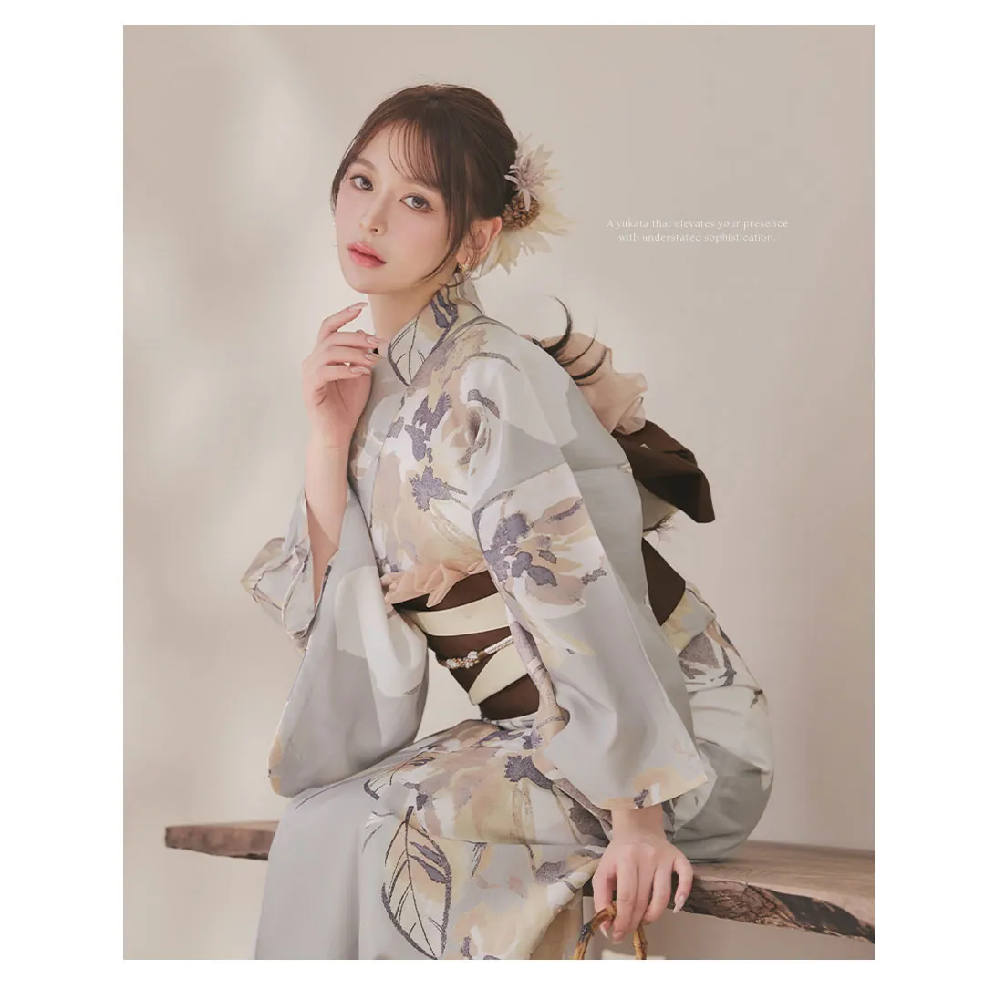 kieが着る、WARM FLOWER浴衣-16