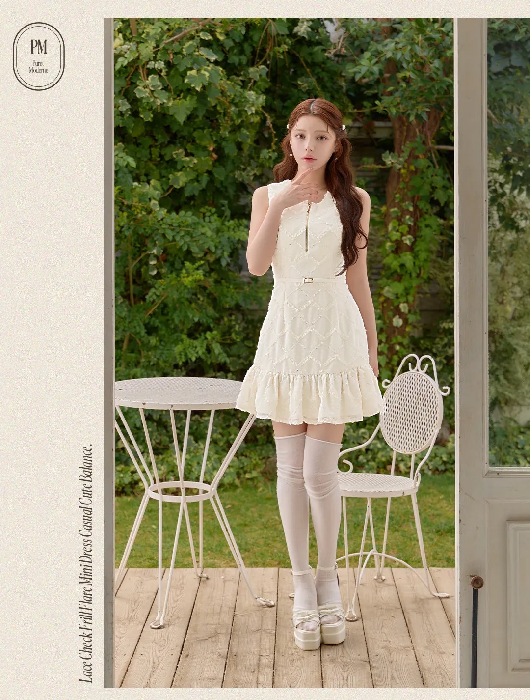 レースワンピース / チェックワンピ / フリルミニ / カジュアルワンピ / フレアワンピース / ガーリーワンピ / デイリーワンピ / 韓国風ワンピ 4