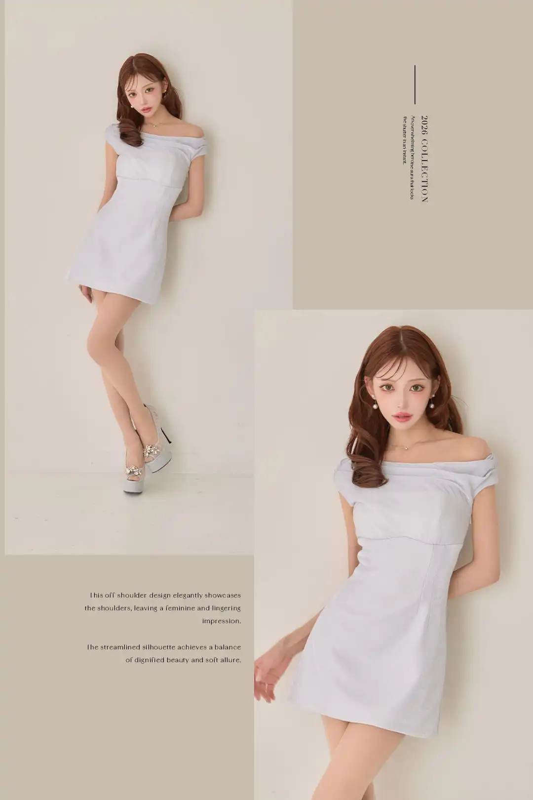 ガーリー / ビスチェ風 / リボン / ミニドレス / フェミニン / 甘めデザイン / キャバドレス / 可愛い系 / 上品 / 華奢見え 4