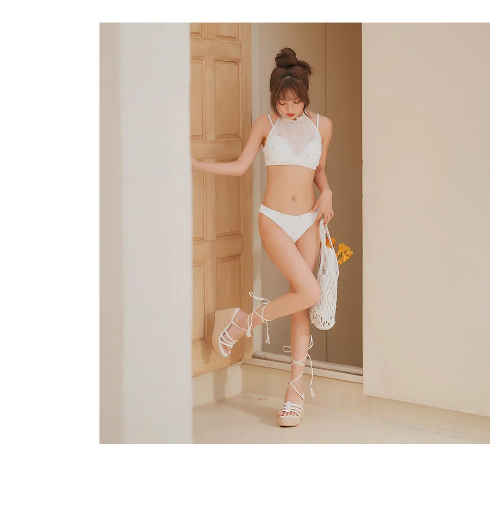 ちぃぽぽ着用 シアーアメスリビジュービキニ 着用画像1