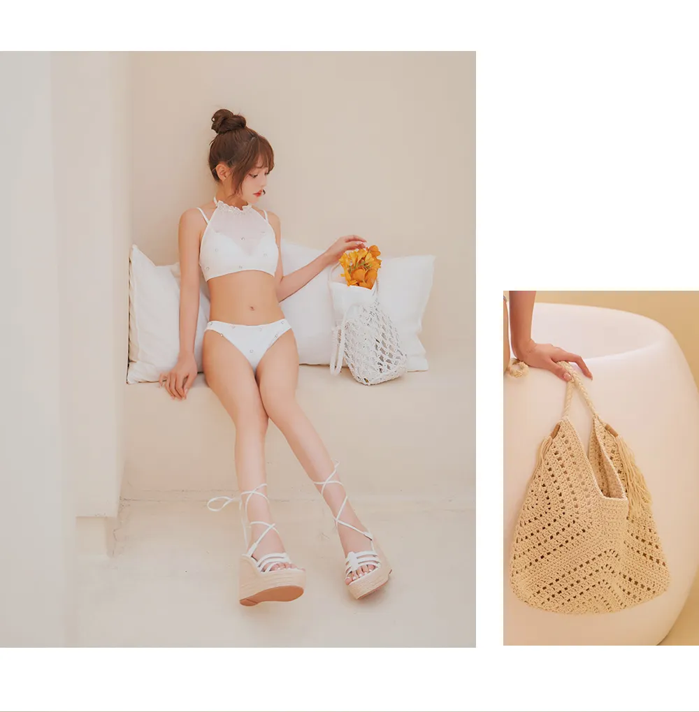 ちぃぽぽ着用 シアーアメスリビジュービキニ 着用画像3