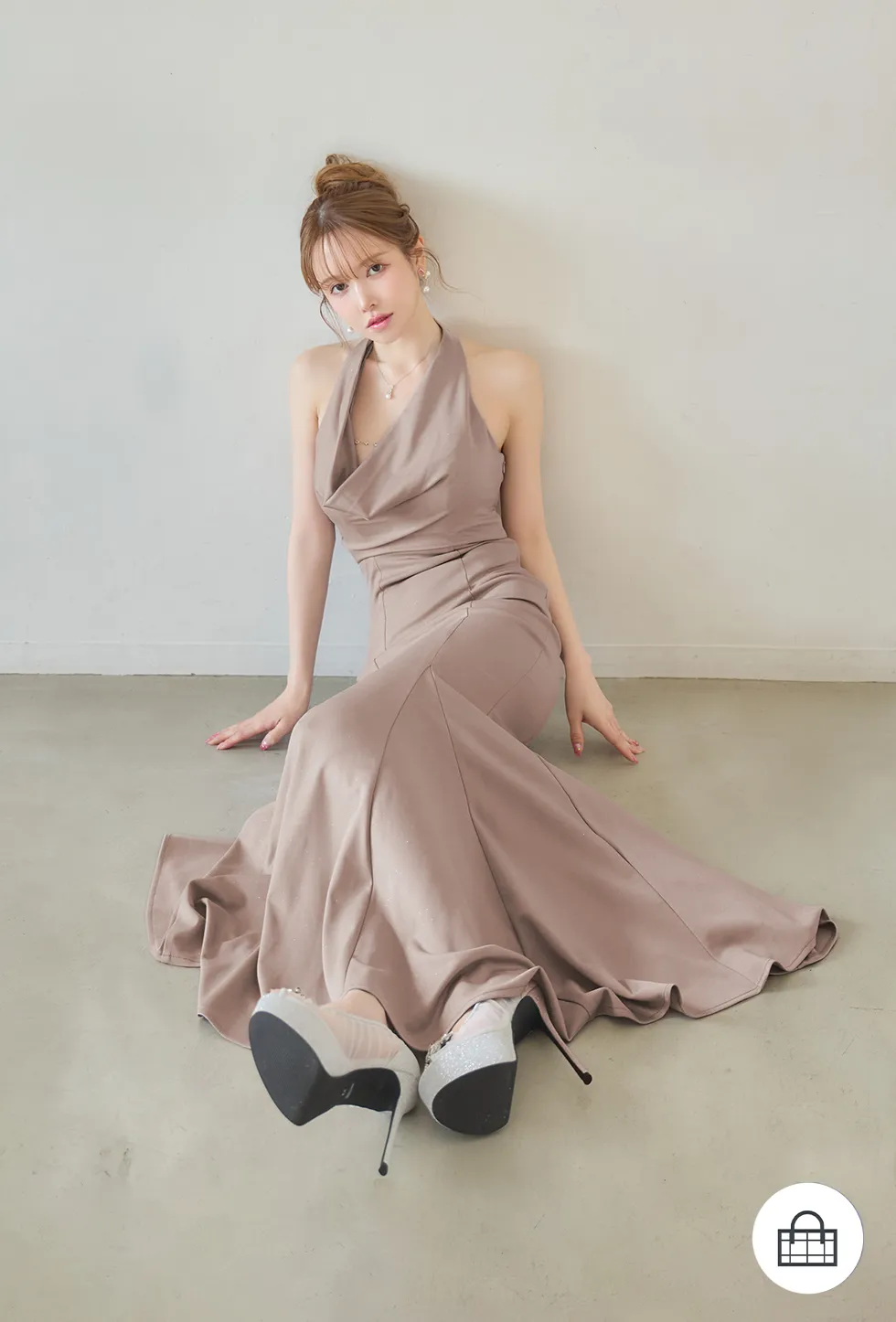 ゆめ 着用 2026年新作ドレス ミディアムドレス ロングドレス キャバドレス