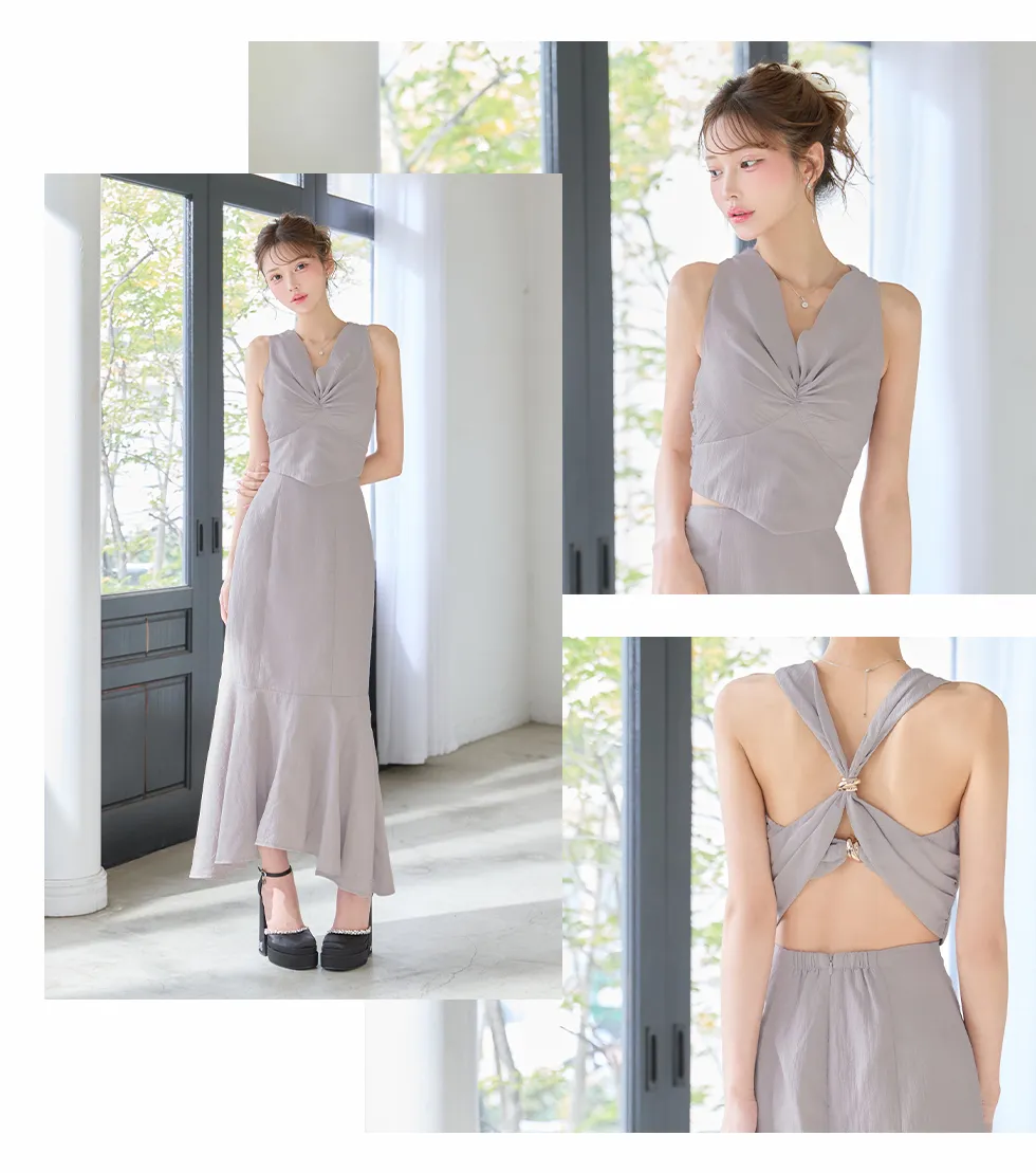 るりぴ 着用 2026年新作ドレス ミディアムドレス ロングドレス キャバドレス