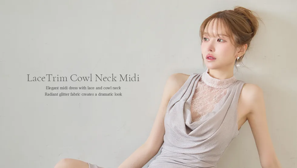 ゆめ 着用 2026年新作ドレス ミディアムドレス キャバドレス