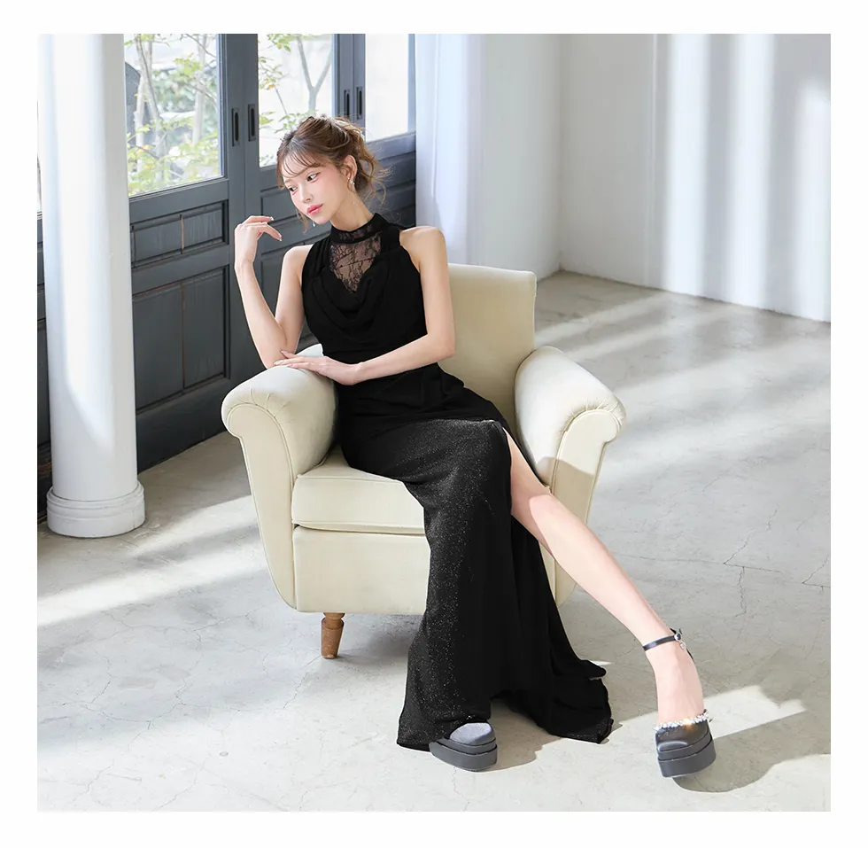 るりぴ 着用 2026年新作ドレス ミディアムドレス ロングドレス キャバドレス