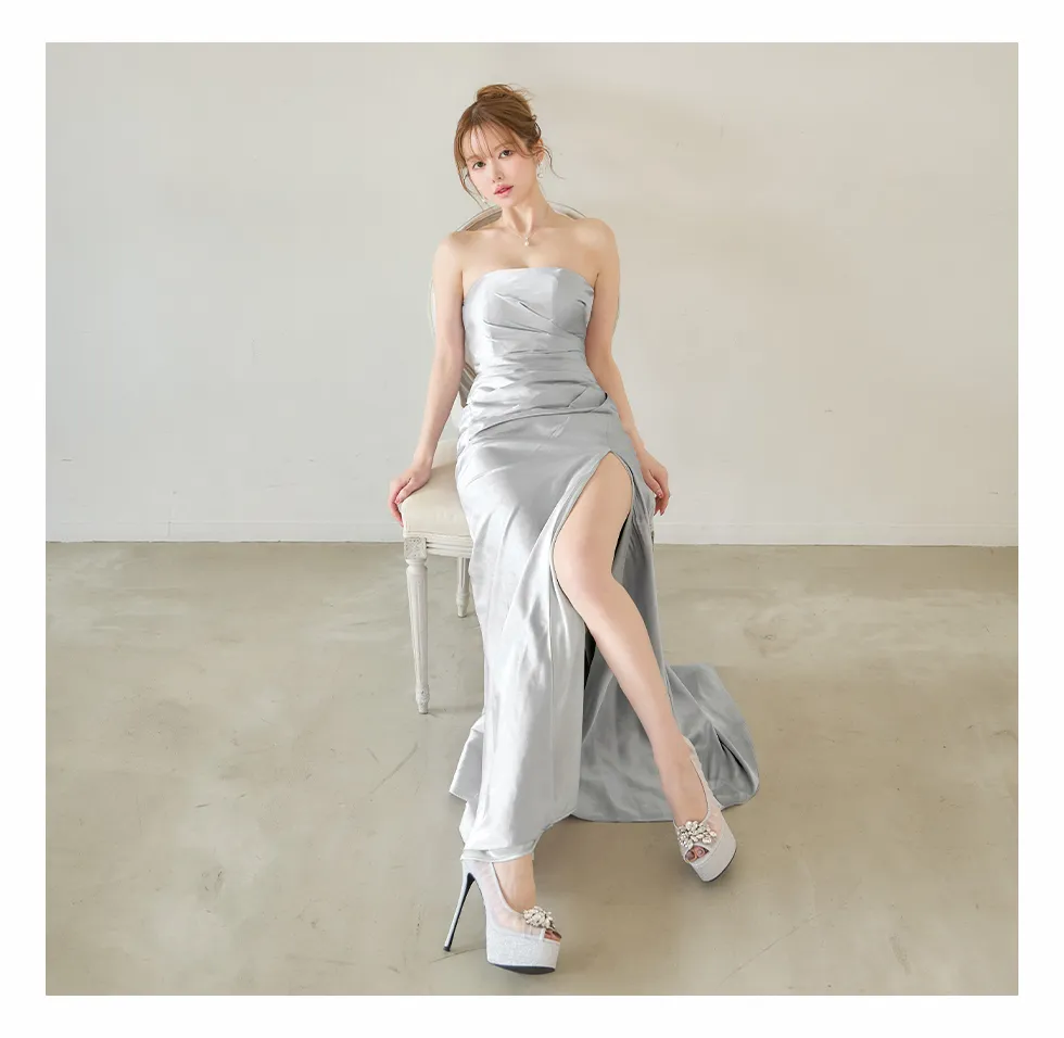 るりぴ 着用 2026年新作ドレス ミディアムドレス ロングドレス キャバドレス