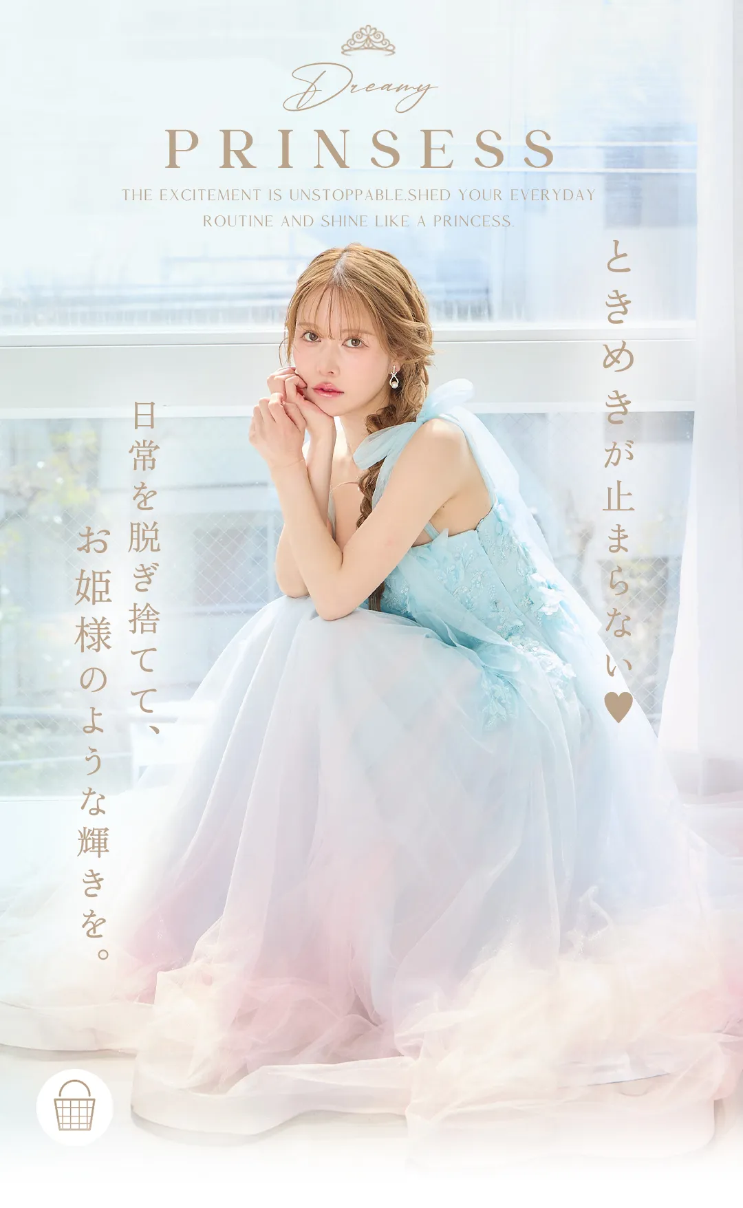 Dreamy Prinsess ときめきが止まらない 日常を脱ぎ捨てて、お姫様のような輝きを