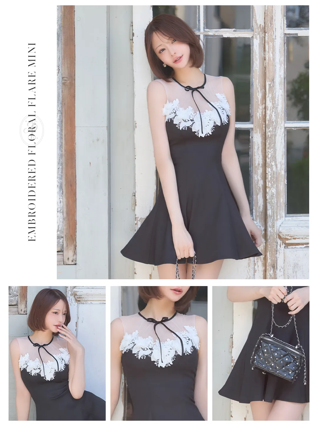 れみれみ 2026年新作ドレス セットアップ ROBE de FLEURS ローブドフルール