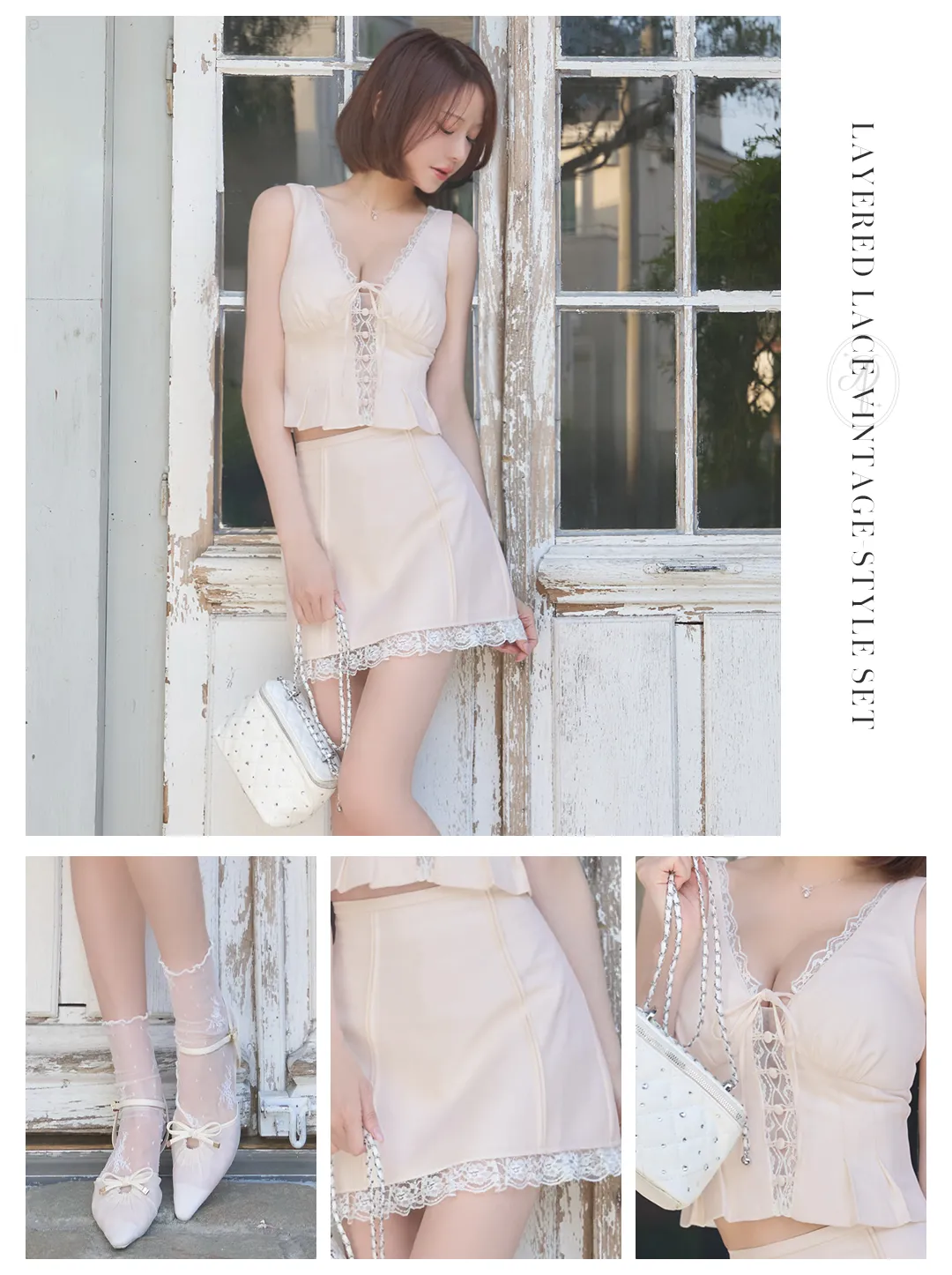 れみれみ 2026年新作ドレス セットアップ ROBE de FLEURS ローブドフルール