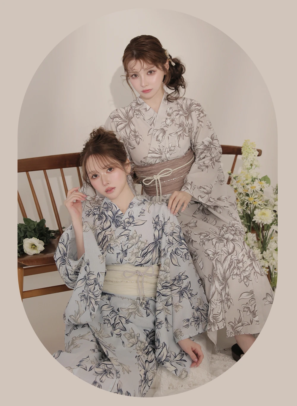 Classical Floral Yukata 1