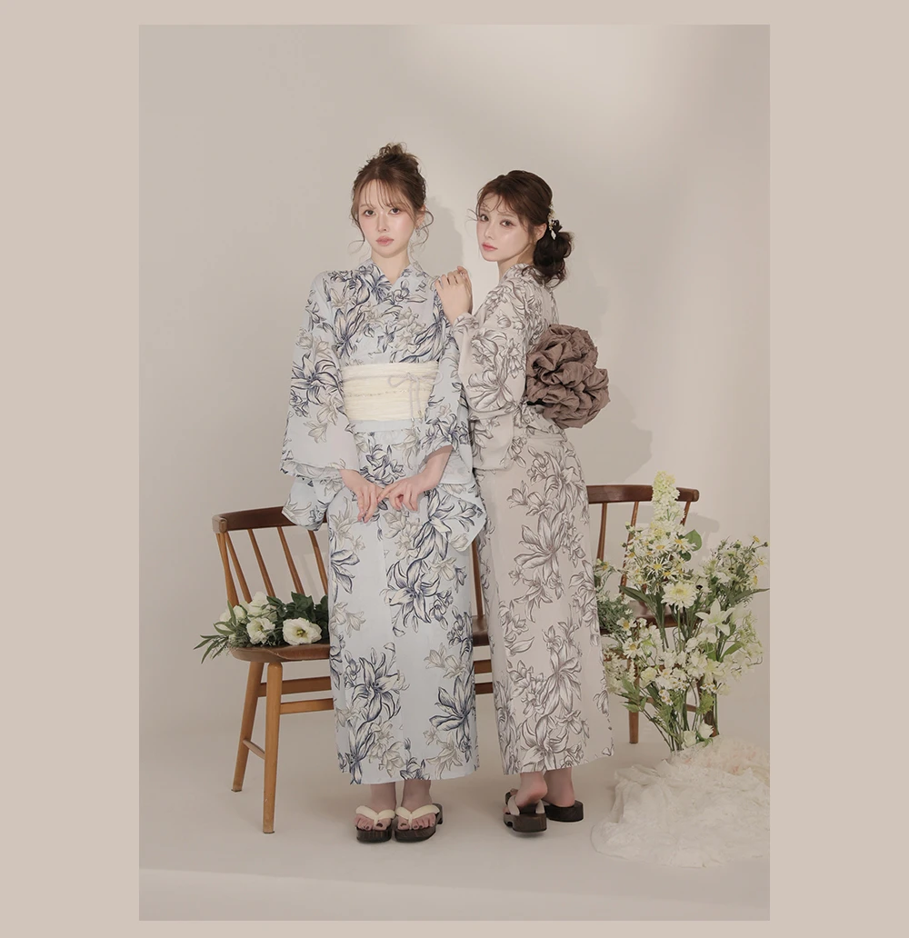 Classical Floral Yukata 2