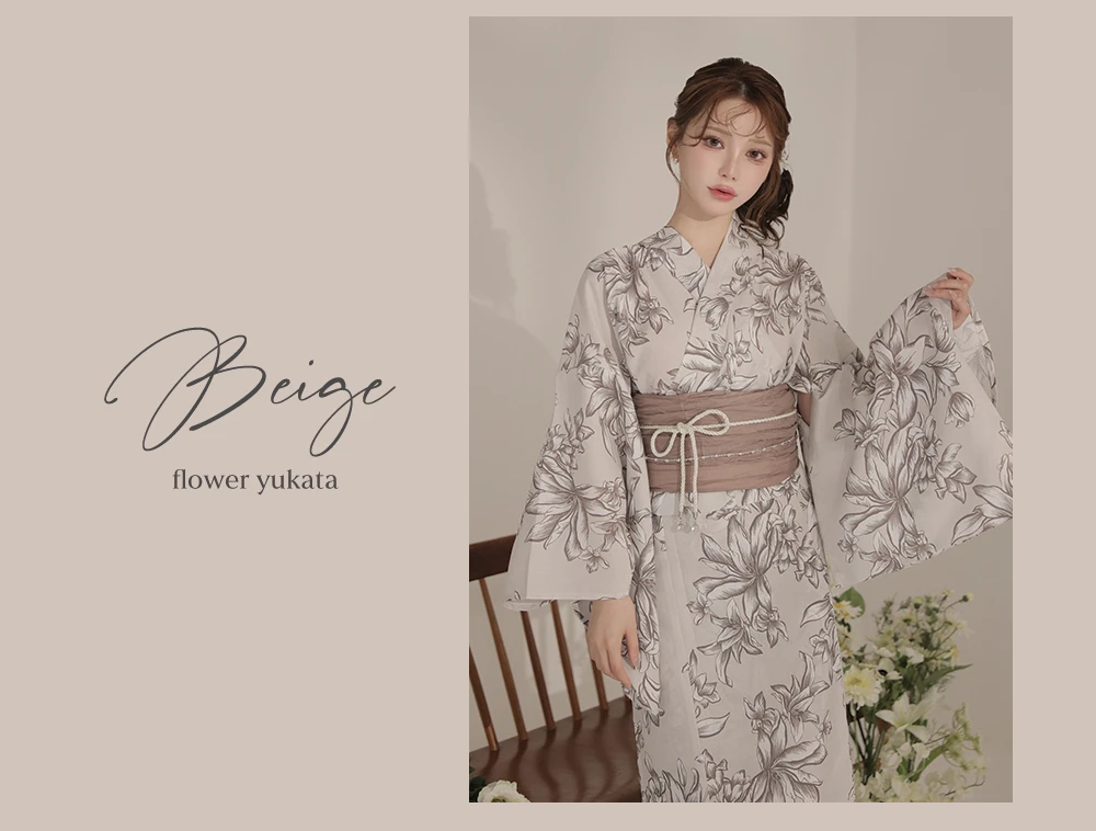 Classical Floral Yukata 4