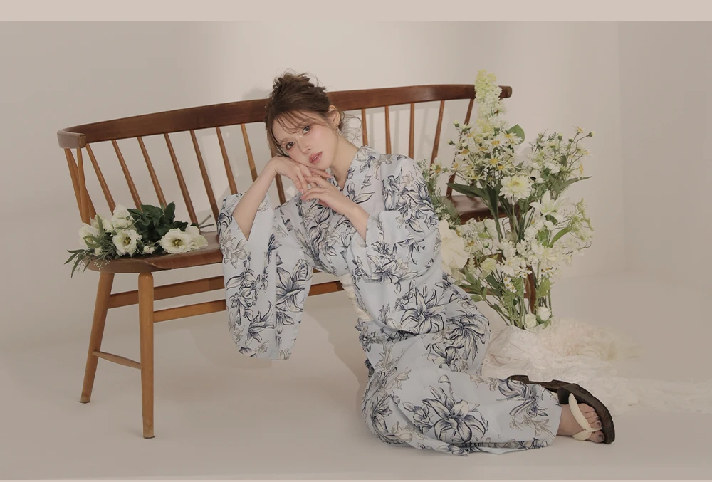 Classical Floral Yukata 3