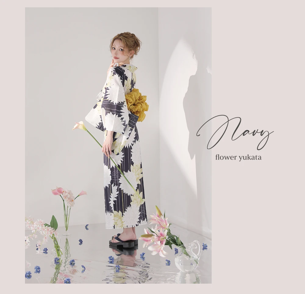 Modern Dahlia Yukata 3