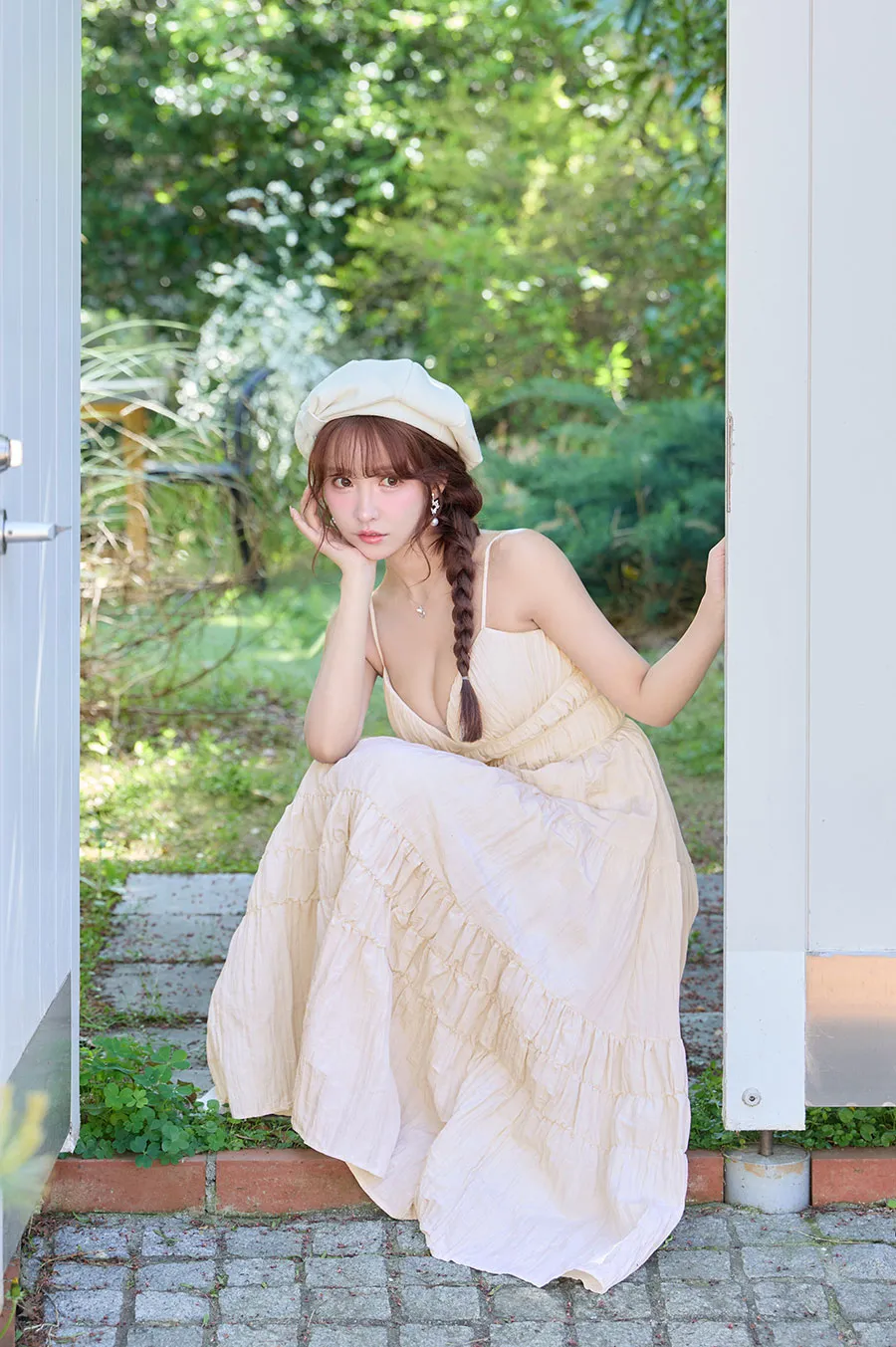 シフォンワンピース DE4664 新作ワンピース 新作キャバドレス 三上悠亜着用 DEA. by ROBE de FLEURS