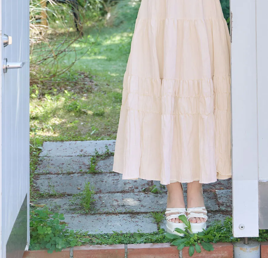 シフォンワンピース DE4664 新作ワンピース 新作キャバドレス 三上悠亜着用 DEA. by ROBE de FLEURS