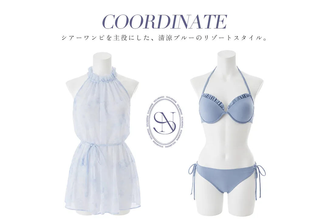シアーワンピース / 水彩柄水着 / レイヤード水着 / 体型カバー水着 / シアービキニ / ホルターネック水着 / フレアワンピース / 韓国風水着 / フェミニン水着 / カバーアップ水着 6