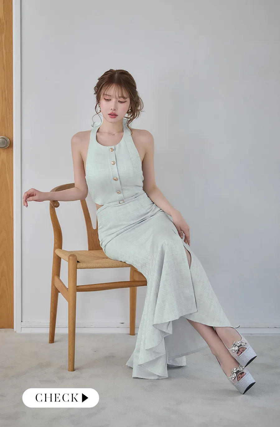 ゆめが着こなす、Robe Lumière 光を纏ったように軽やかな、サマースタイルワンピ