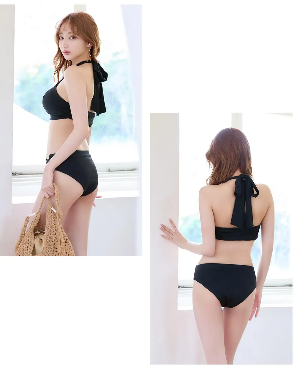 【即日発送】【ビキニ】【水着】クロスホルターネックビキニ 2点セット [FB01] [M287dzp-B-26PY-260604]