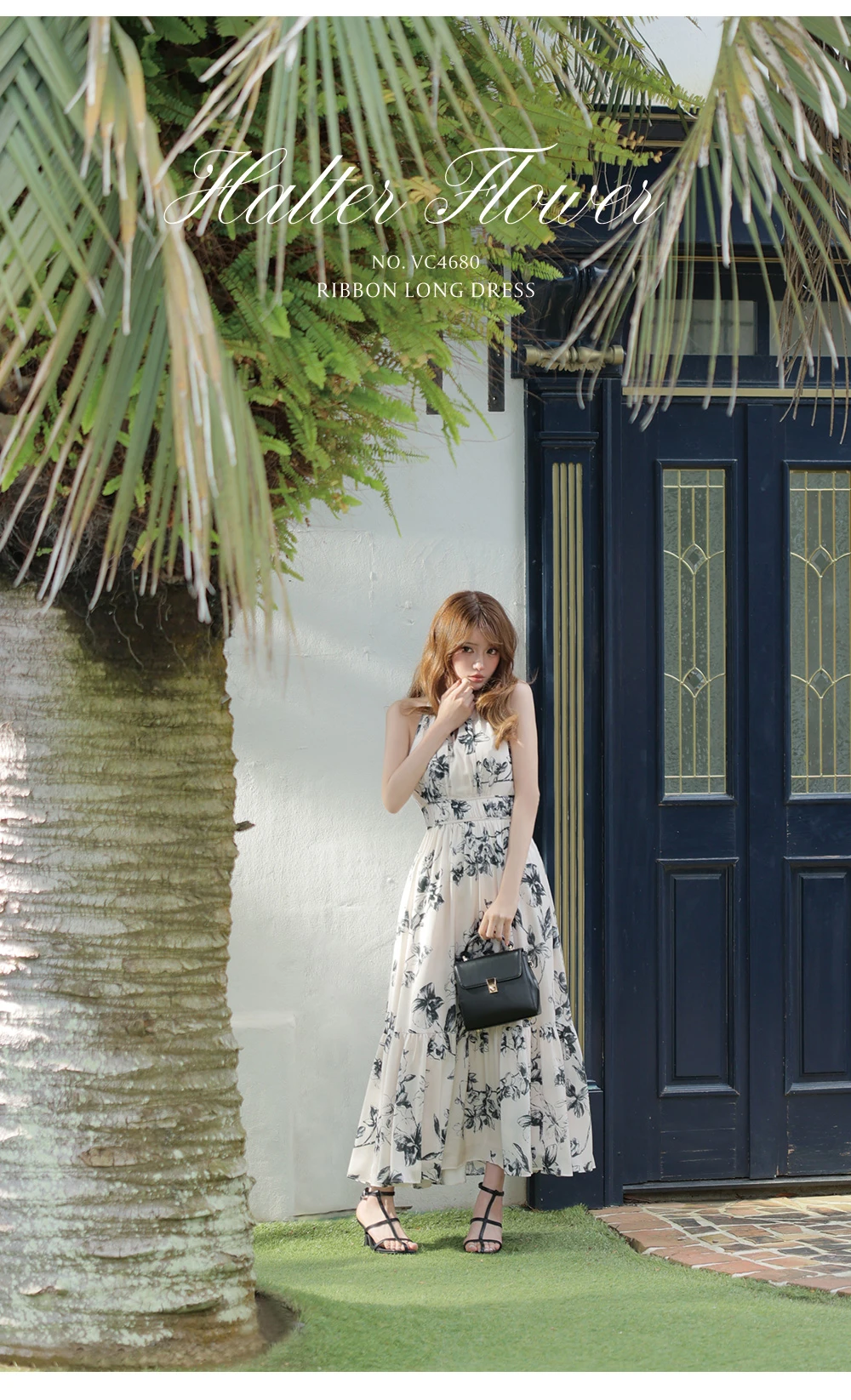 【DEA./ディア】Halter flower long dress 1