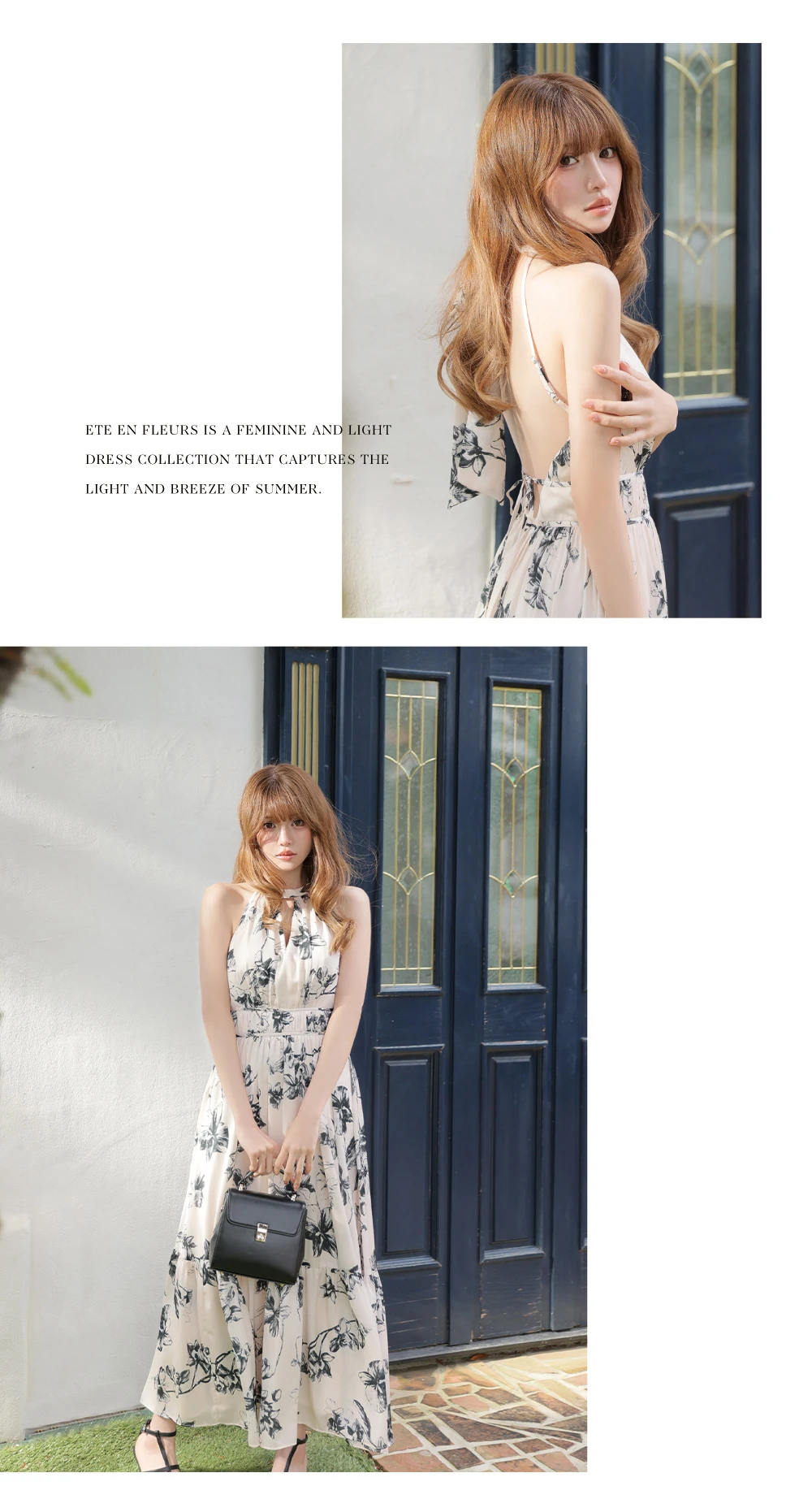 【DEA./ディア】Halter flower long dress 2