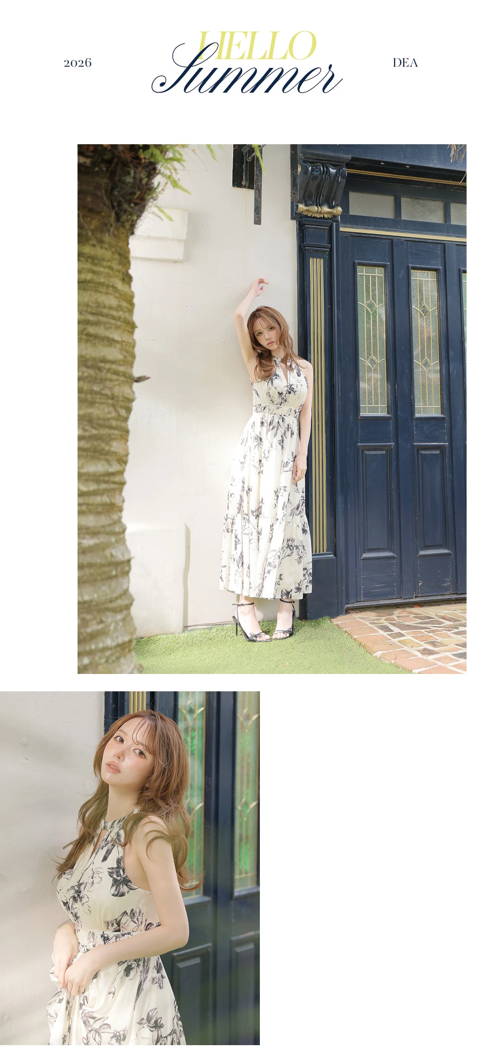 【DEA./ディア】Halter flower long dress 3