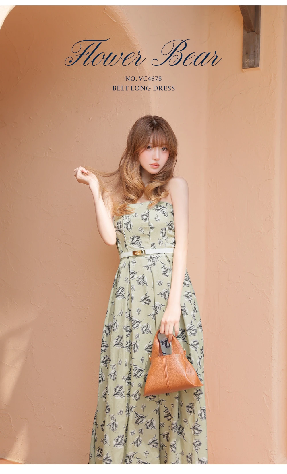 【DEA./ディア】Flower bear long dress 1