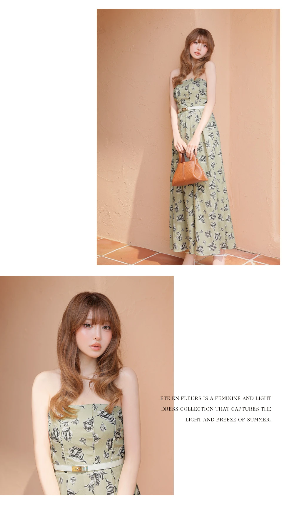 【DEA./ディア】Flower bear long dress 2