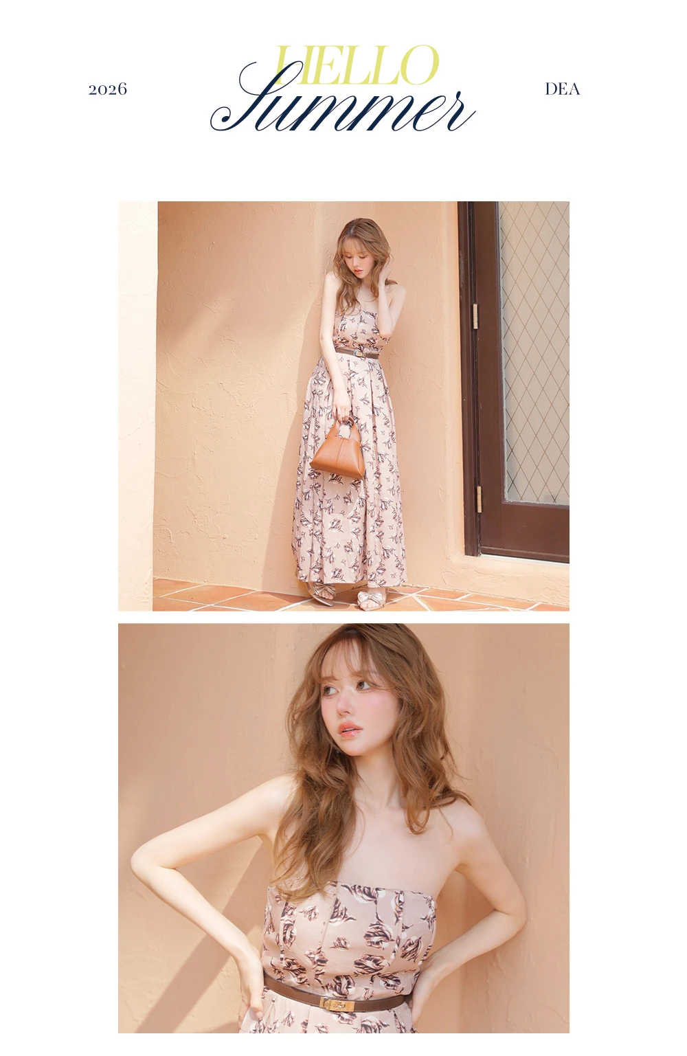 【DEA./ディア】Flower bear long dress 3