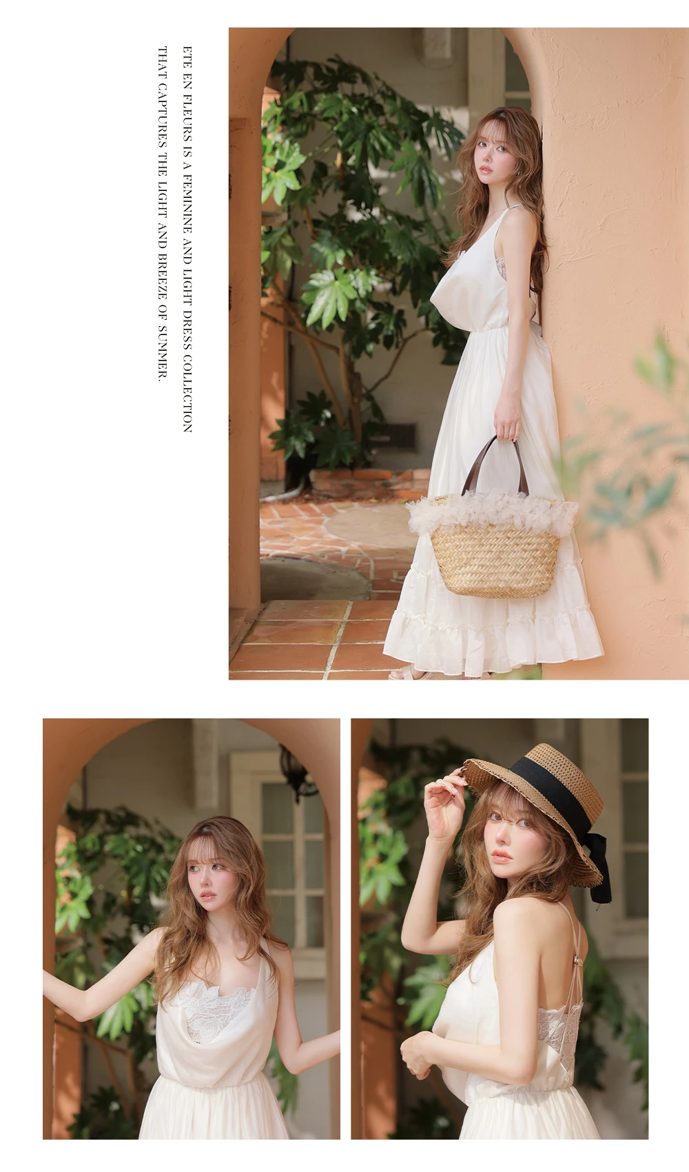 【DEA./ディア】Drape tiered long dress 2