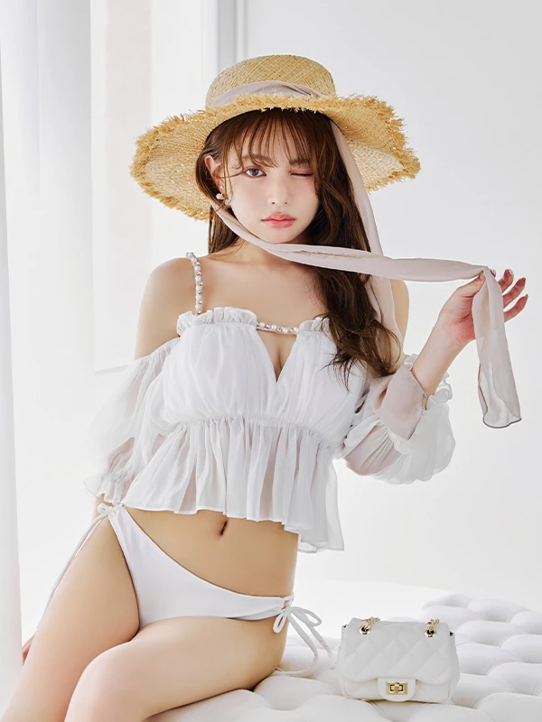 パフスリーブフリルビキニ 3