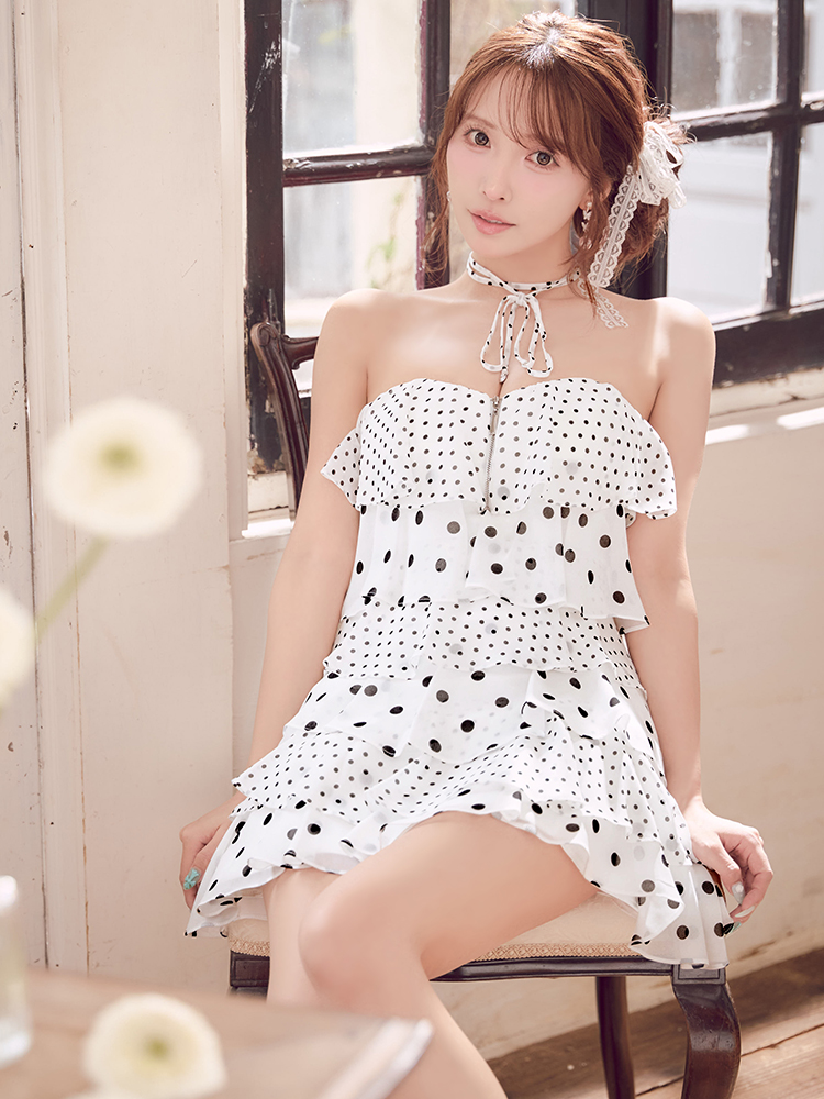 an(アン) ホルターネックミニドレス AOC4142 メイン画像 - Floral Narrative 2026コレクション