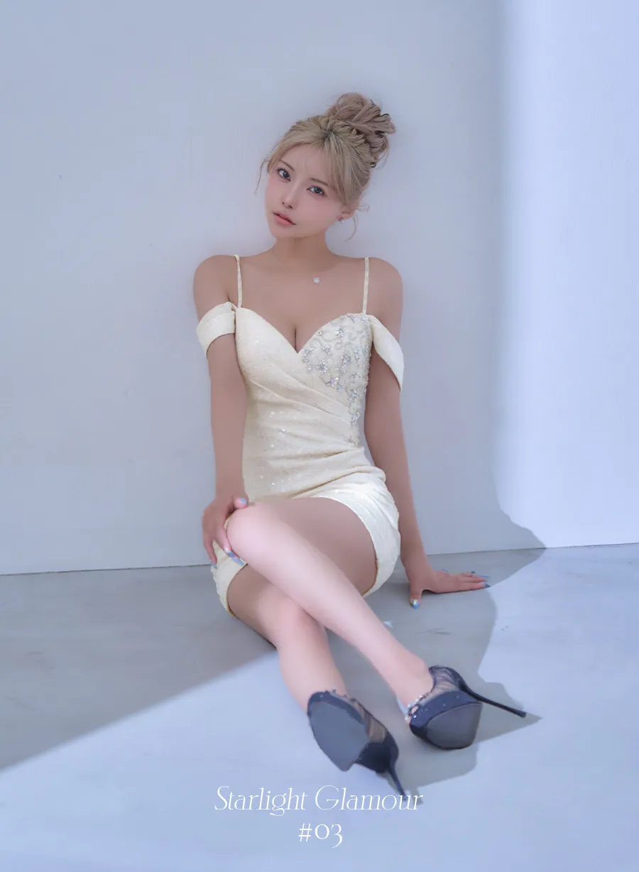 如月れい＆ゆいぴすが着る、特別な夜を彩るラメドレス特集
