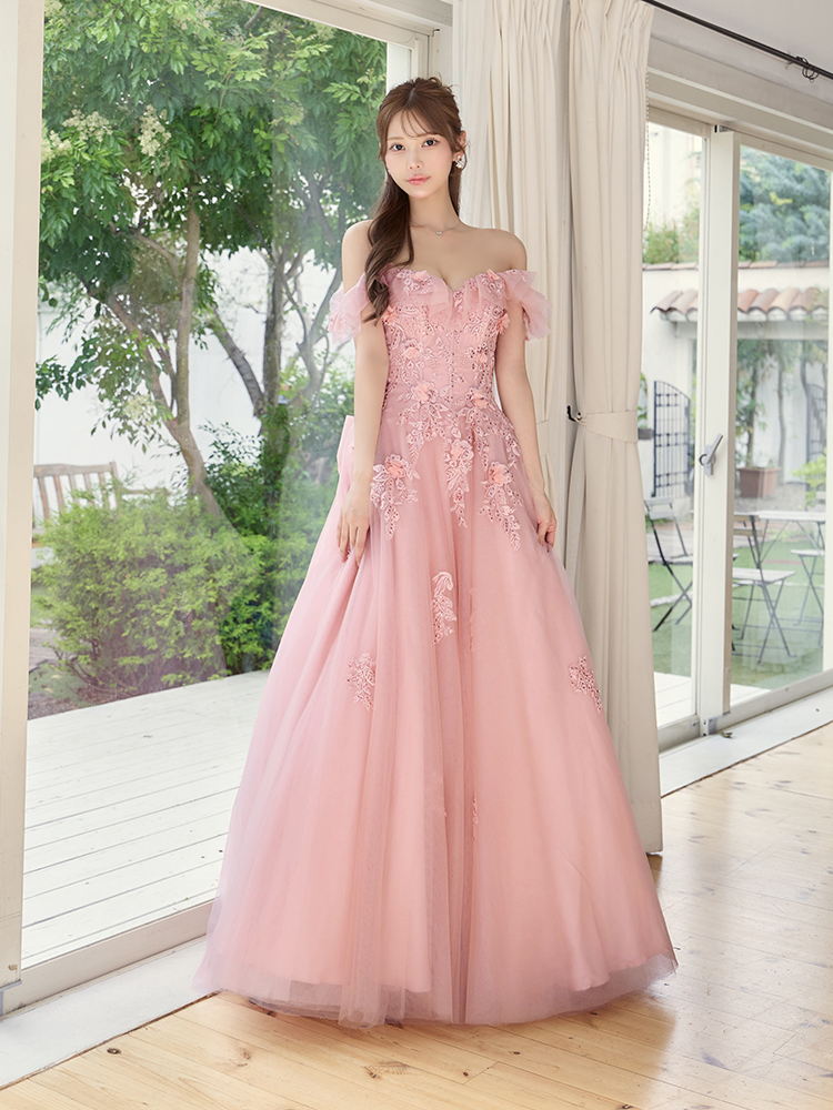 JEAN MACLEAN No.61206 ピンクベージュ ディテールカット3