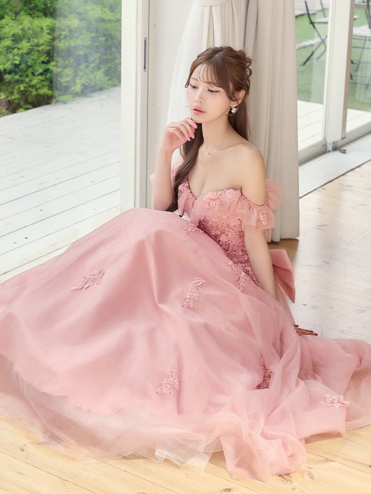 JEAN MACLEAN No.61206 ピンクベージュ ディテールカット2