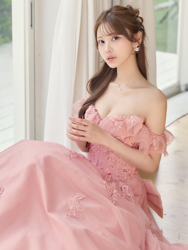 JEAN MACLEAN No.61206 ピンクベージュ 全身コーディネートカット