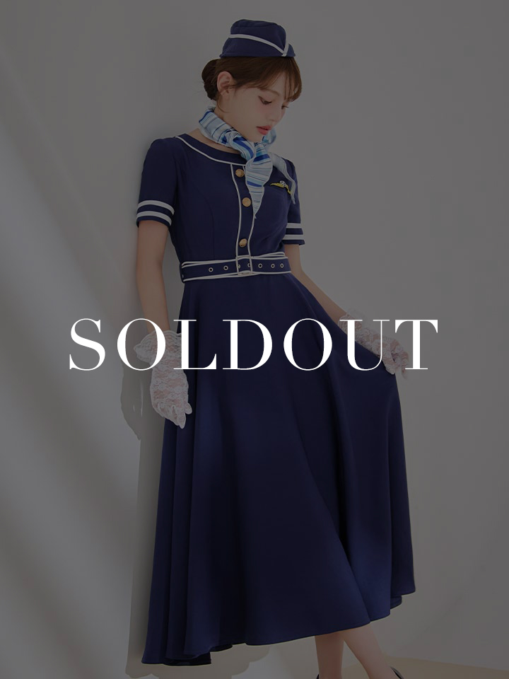 CAロングフレアワンピース【コスプレ5点セット】